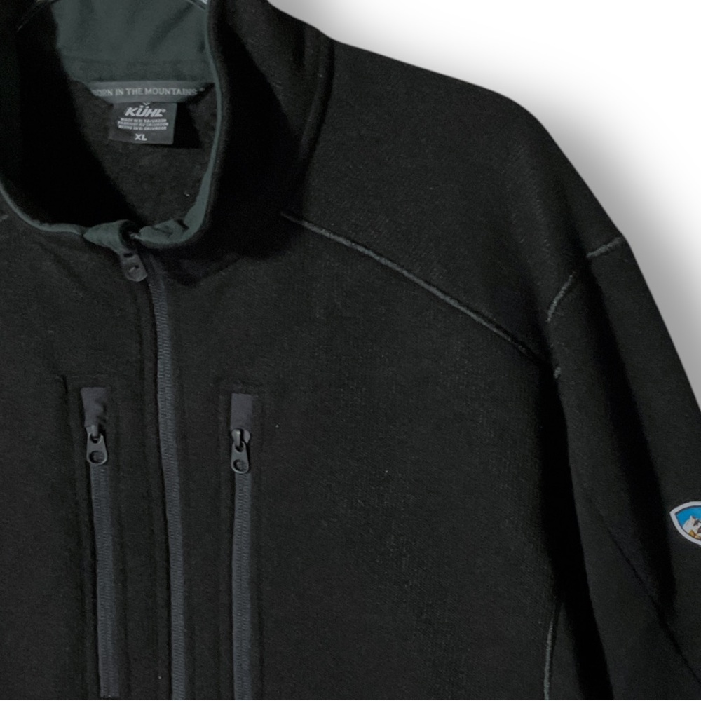KUHL Interceptr Full Zip Fleece Jacket XL Black Outdoor Performance - Picture 6 of 13